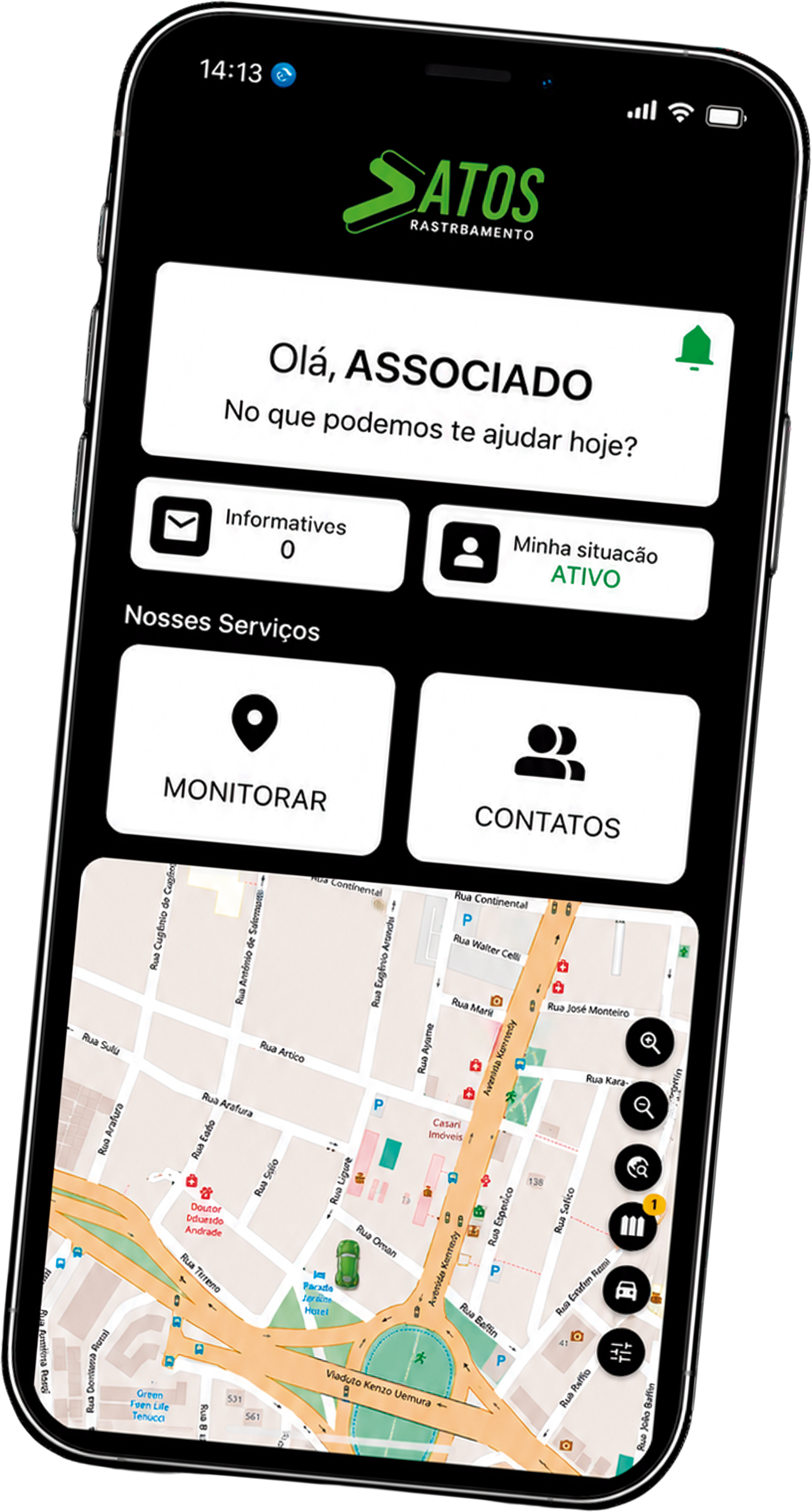 Aplicativo Monitoramento e Rastreamento